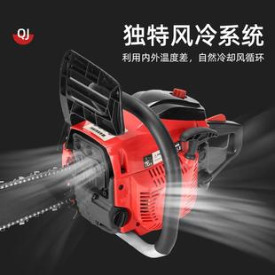 亚马逊家用手持大功率油锯园林林业汽油链条锯小型手提伐木锯