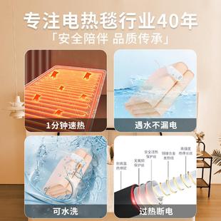 除螨电褥子保暖加热家用定 电热毯双人双控调温智能定时冬季