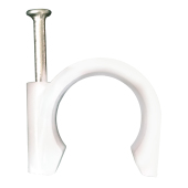 现货PVC加厚塑料管卡电线管精品管扣固定管夹线卡线扣钢钉卡扣