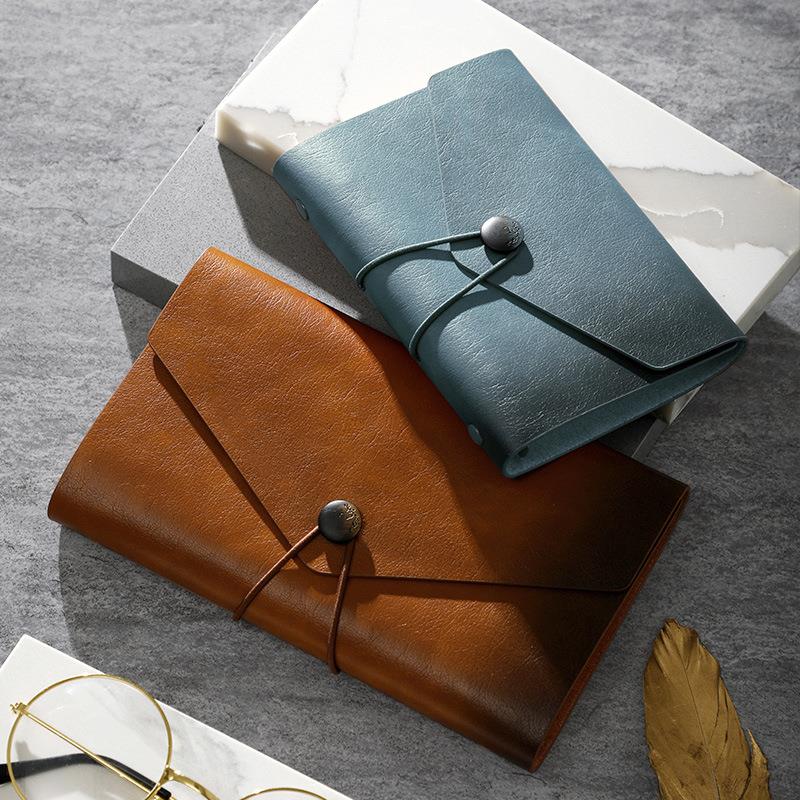 tn手账本复古活页笔记本子旅行手帐记事本A6口袋随身本皮面本定制
