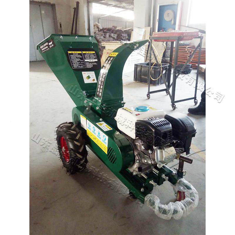 树小型树枝道粉碎机 城市小区树枝树杈破碎机 移pk-fsj-1式动路修