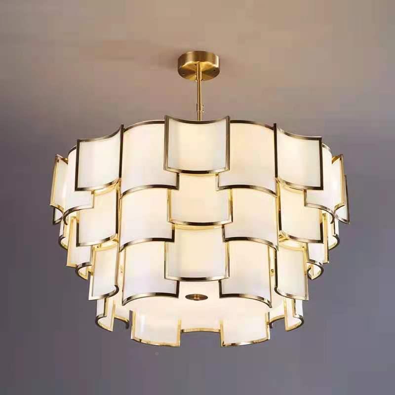 非标工程定做新中式吊灯酒店别所售楼处沙板盘样GC1257会房展墅厅