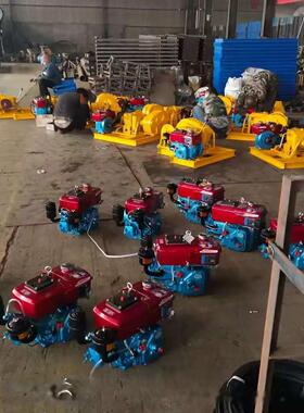 大吨位柴油提升电动机升降机 户VWK护外坡台式卷扬 机船用绞车1t2