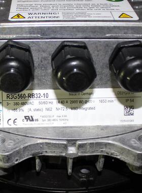 德V国进口ebmst R33G560-R3G560-RRB2p-10 380 4.43A 大型净化风