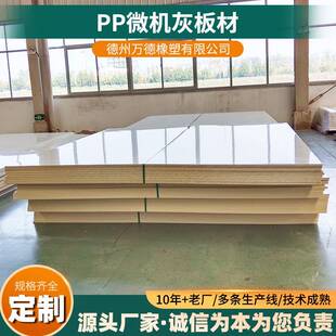 白色PP板材厂家聚丙烯硬塑料板焊接水箱板养殖工业板PP微机灰板材