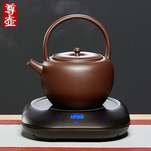宜兴紫砂烧茶壶家用明火煮茶烧水壶电陶炉煮水蒸茶器茶炉茶具套装