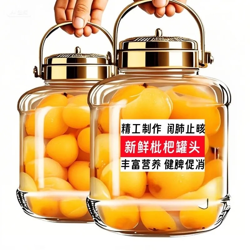 琵琶鲜果水果罐头糖水商用大罐