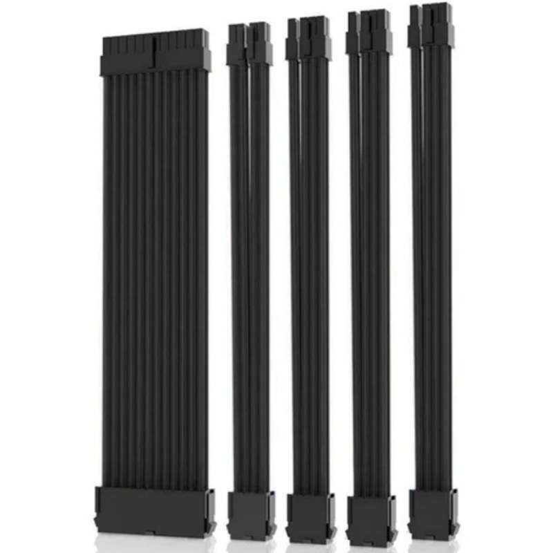 5条装  编网主板24PIN CPU 8PIN 显卡8PIN延长线 30cm电脑延长线