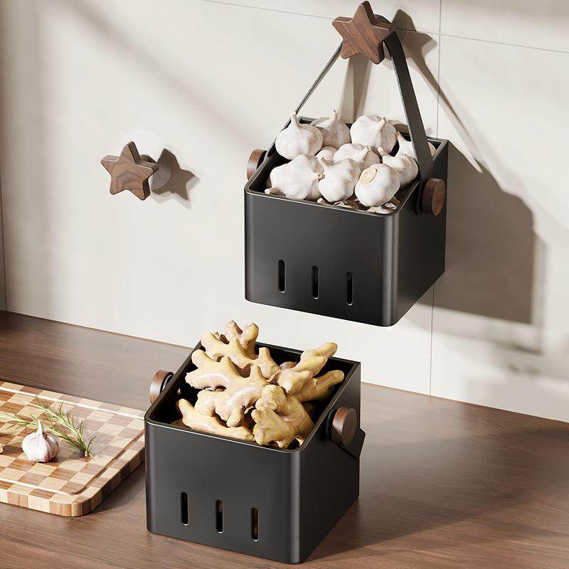 胡桃木葱姜蒜收纳盒中古风壁挂篮台面葱蒜头鸡蛋收纳筐厨房置物架,机械设备,其他机械设备,淘宝优惠券,粉丝福利购,淘宝优惠卷