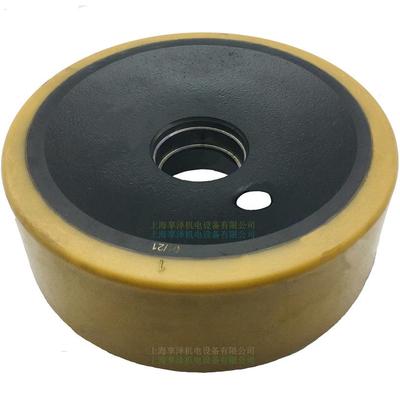 林德电动叉车R10S前轮载重轮子Linde堆高机承重轮聚氨酯实心轮