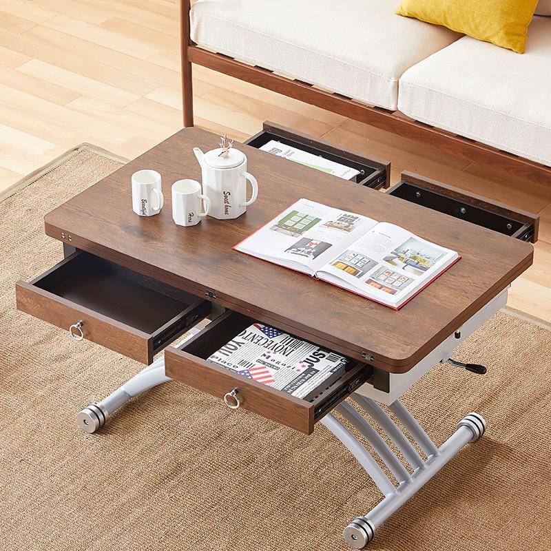 I1简约多功能升降茶几餐桌两用小户型可伸缩客厅家用折叠茶几变餐