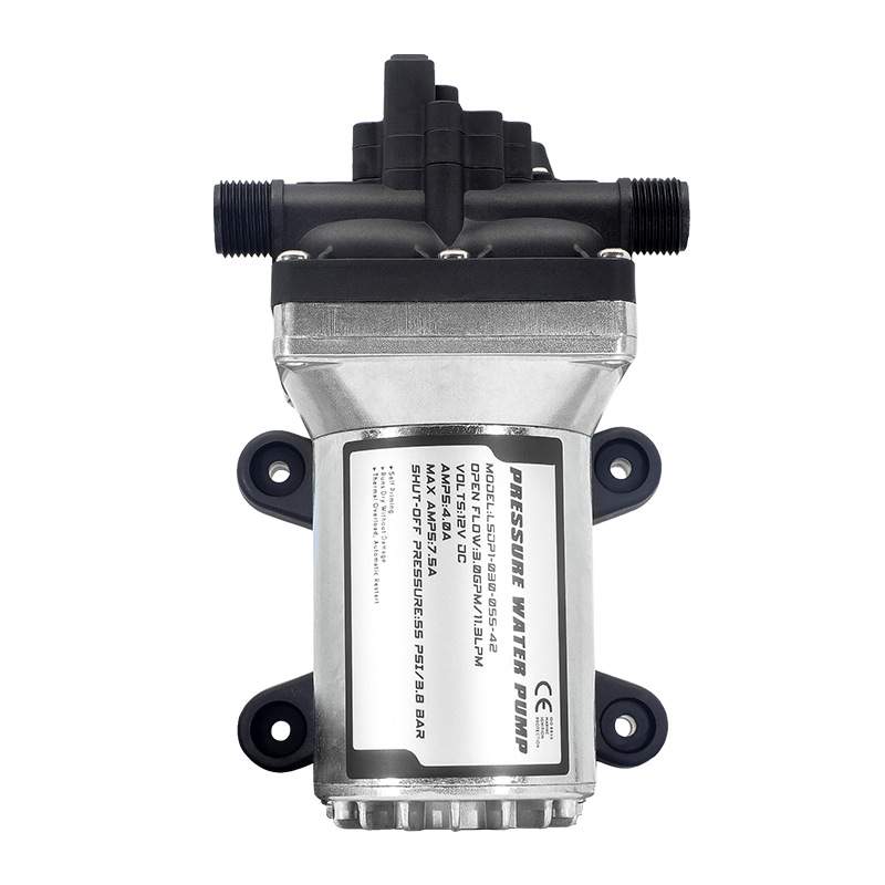 42镀锌款11.3L房车游艇水泵12V24V农业灌溉隔膜泵自吸抽水增压泵