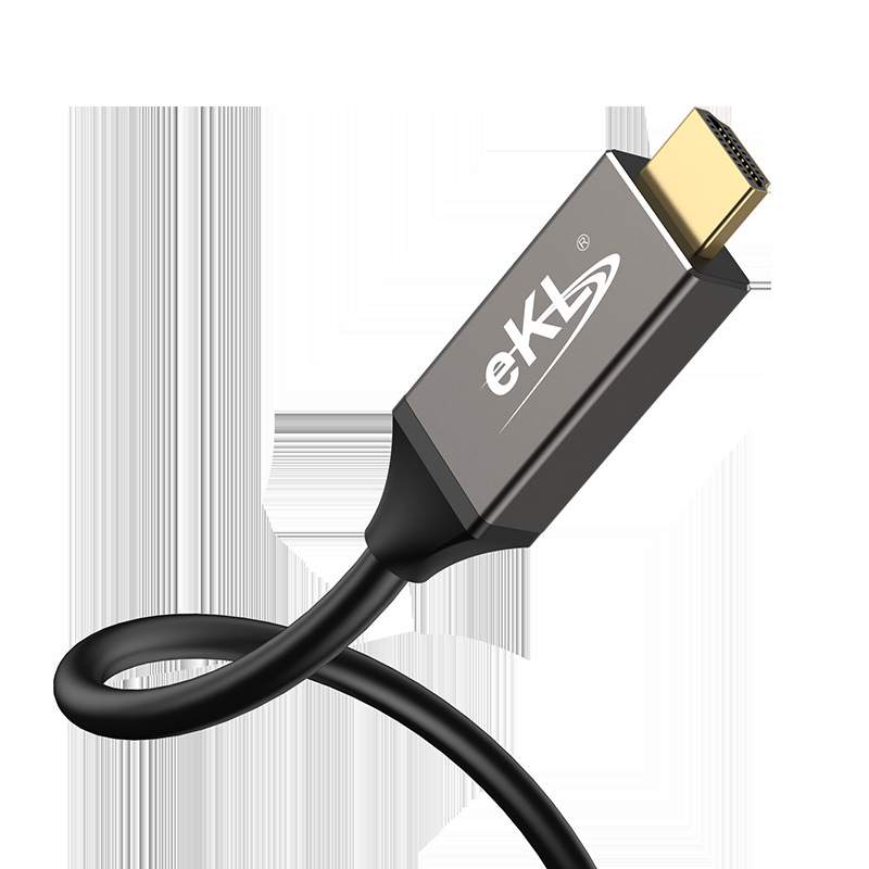 eKL-DPH018主动式DP转HDMI电脑转换线1.8米4K Displayport转hdmi