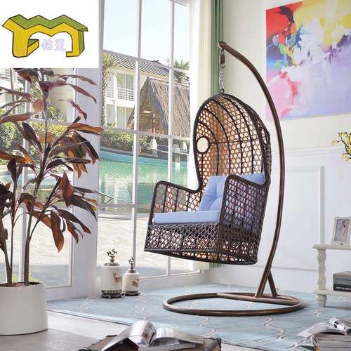 吊篮藤椅室内家用吊床单人秋千阳台摇椅掉鸟巢吊兰懒人摇篮椅吊椅