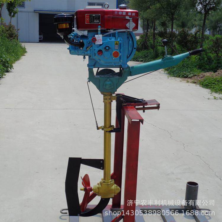 木船铁皮船柴油船挂机小型渔船挂桨机柴油尾挂机生产