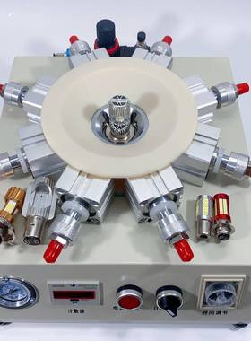 S2BA20D气动灯头锁紧器P15D气动台式箱式打点机三爪夹具