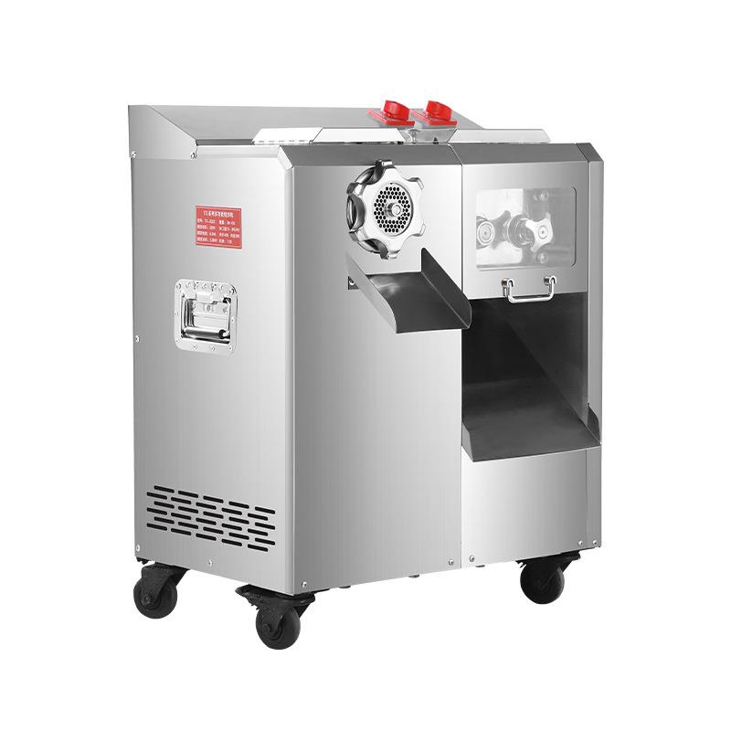 绞肉机商用立式多功能电动不锈钢绞切两用机切片丝机灌肠机剁馅