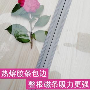 保暖防风防寒磁铁对吸磁吸空调挡风隔断帘 透明塑料pvc软门帘冬季