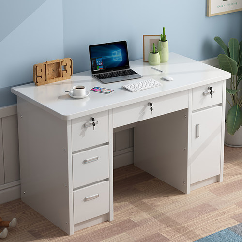 办公桌简约家用学生卧室写字桌办公室员工单S人电脑桌台式桌子