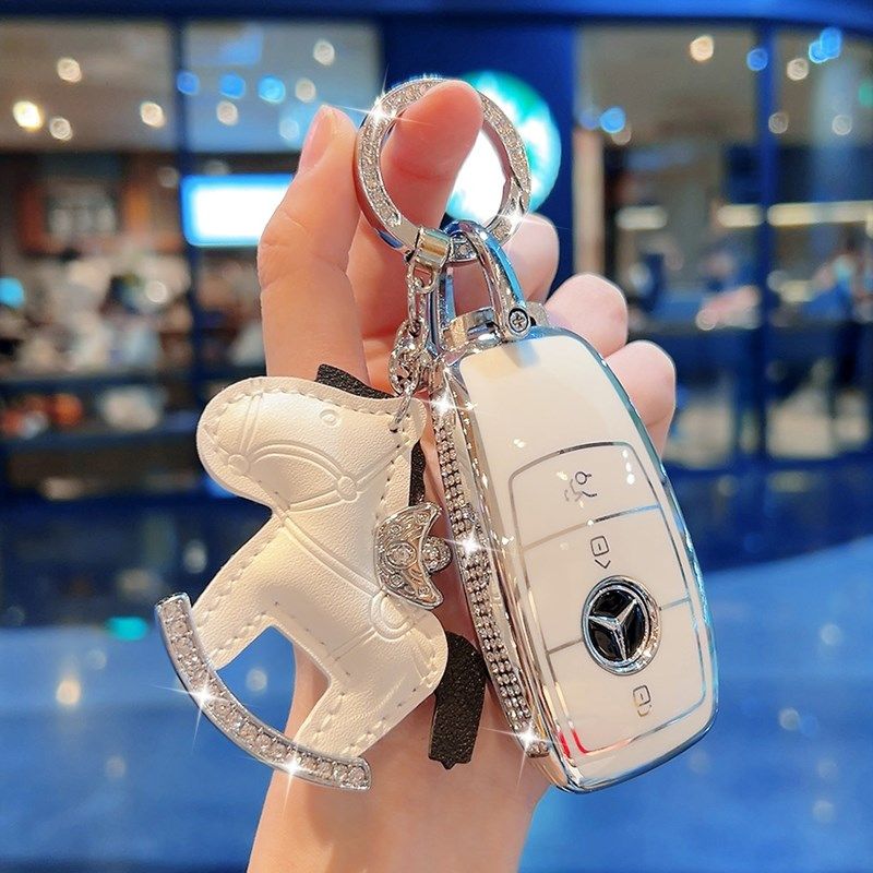 奔驰c260l钥匙套e300l车a20s0l cla glc gla glb220扣gle350 450