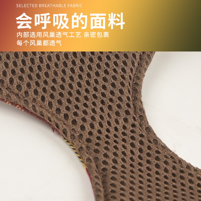 狗狗牵引绳背心式遛狗绳狗绳子调节小型中型犬胸R背带泰迪宠物用