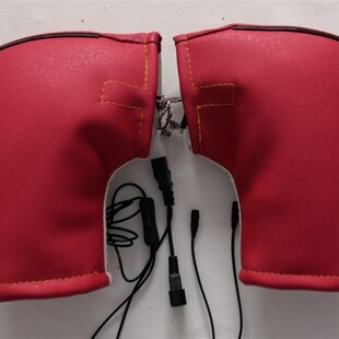 冬季 充电电动车电热手套电热把套电加热电暖把套手L套12v48v60v72