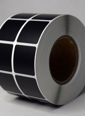 黑色不干胶贴纸20*1m0 30 40 50 60 70 80条码打印黑色铜板标签贴