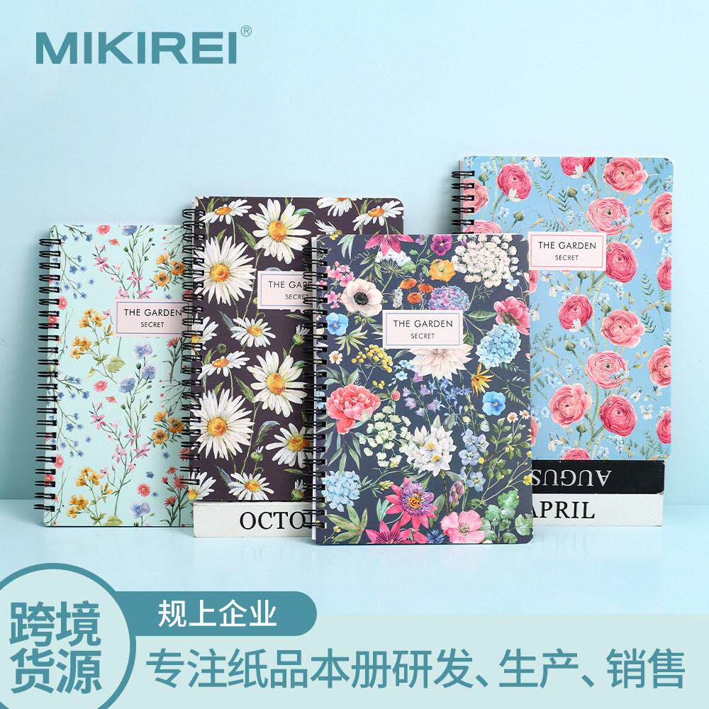 跨境随身便携学生用草稿活页线圈本 公颜值记事加厚笔记本子