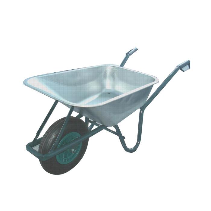 厂家供货WB6414T手推车独轮建筑垃圾推沙泥土花园果园施肥农用