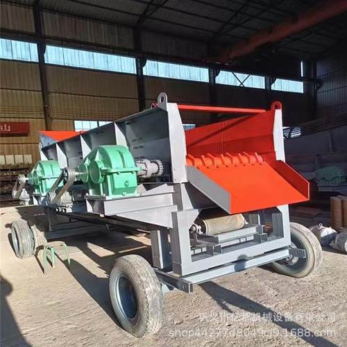 可移动建筑垃圾沙土分离机自动煤矸石筛选分离设备多级联动滚轴筛