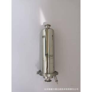 10英寸管道气体过滤器带排污阀门,上进下出管道过滤器