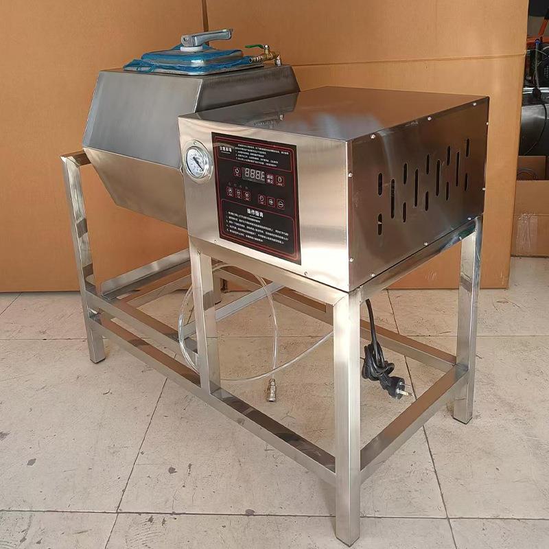 304不锈钢全自动真空腌制机商用滚揉机双向滚动炸鸡腌肉机