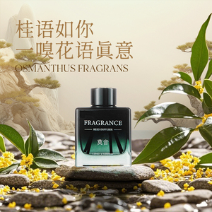 莫音高定无火香薰套装藤条香插持久扩香家用室内香氛客厅摆件香水