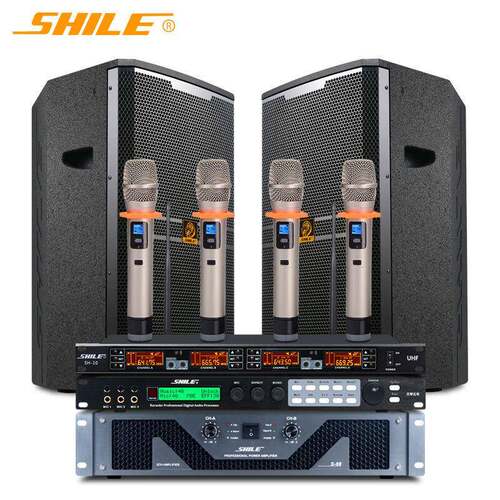 狮乐（SHILE）S88/BM15/天琴五号/SH10专业舞台音响套装纯后级