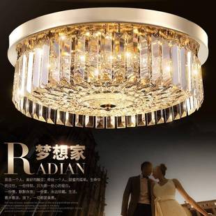 玄关灯过道水晶灯家用现代圆形门厅入户走廊阳台吸顶灯 2023新款