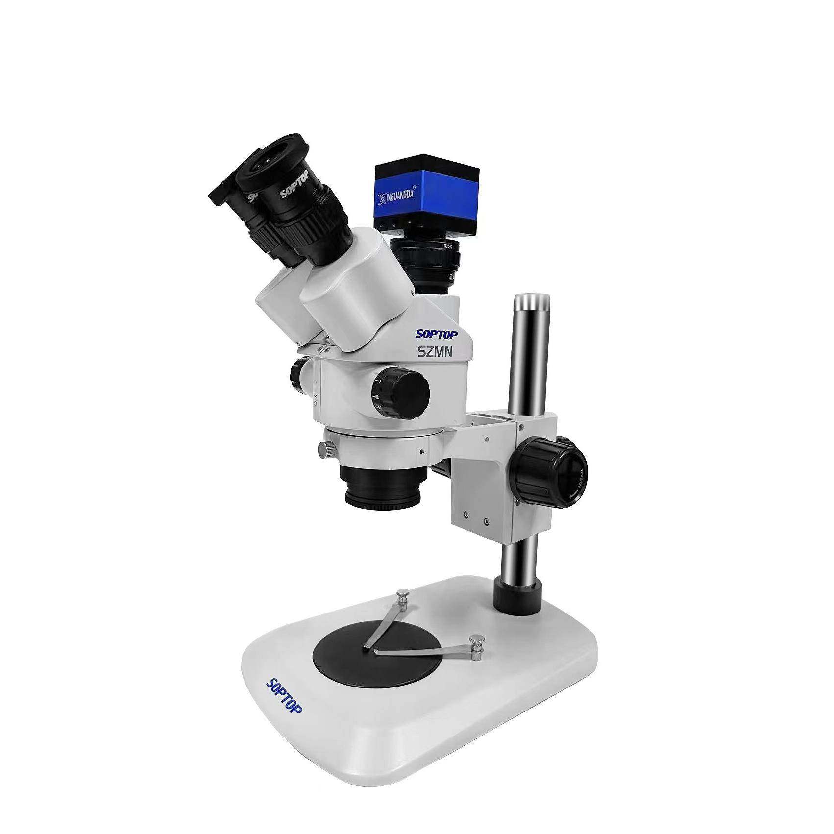 SOPTOP显微镜舜宇三目同步显微镜SZMN-7045TRB4