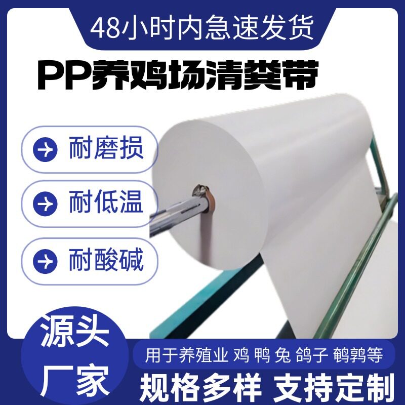 PP鸡粪输送带/清粪机传送带/PP鸡舍清粪带/养殖粪便出传送带厂家图片
