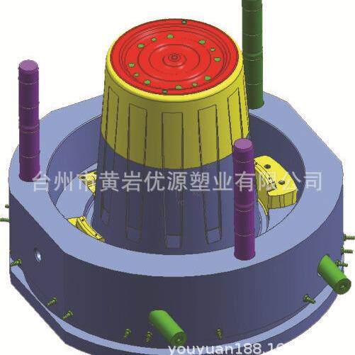 塑料水桶注塑模具制造模具开发注塑模具设计制作模具服