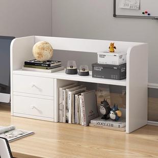 桌面置物架书桌上书架写字台收纳架子立式多层小型书柜办公室工位