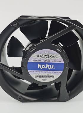 原装KAKU卡固KA1725XA2BALL双滚珠轴17250.28A220V风扇轴流风机