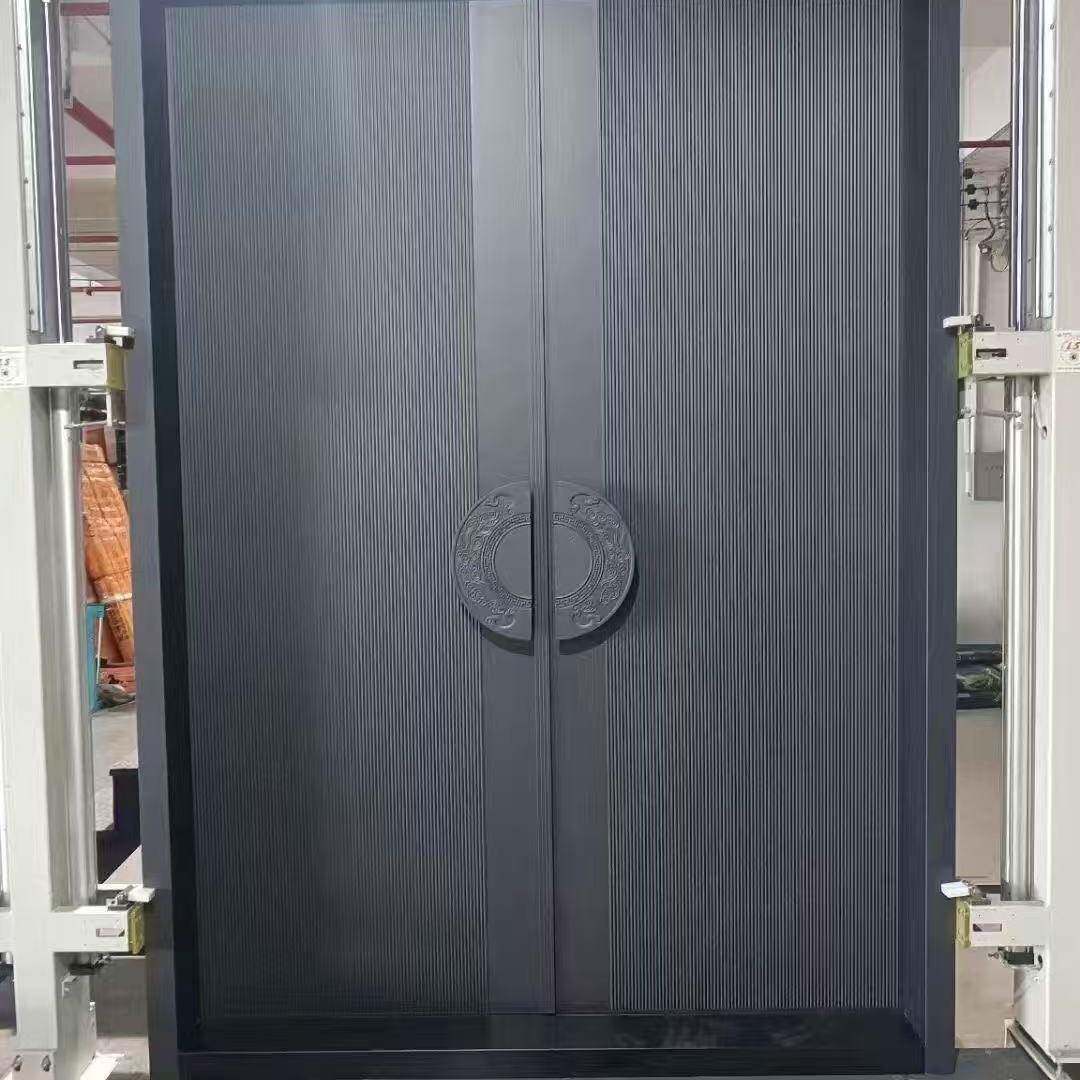 铸铝门别墅大门双开门农村乡村家用铜门防盗自建房子母入户进户门