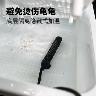 龟缸乌龟苗保温箱粪便分离发色y隔离盒加温过冬懒人饲养育苗盆带