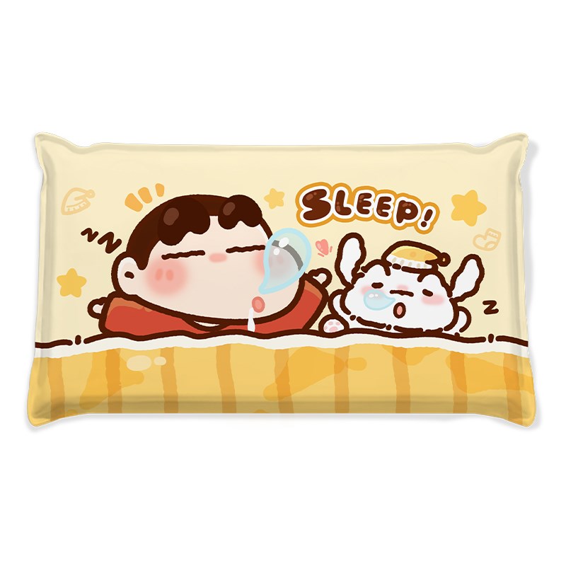 睡大觉小新冰枕头水枕夏季儿童y降温冰凉枕大人学生午睡枕头免注