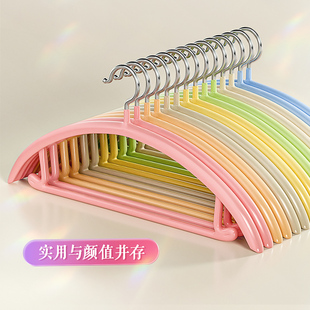 衣架家用b挂衣加粗加大防肩角滑不起包晾衣服挂架衣撑架子衣挂