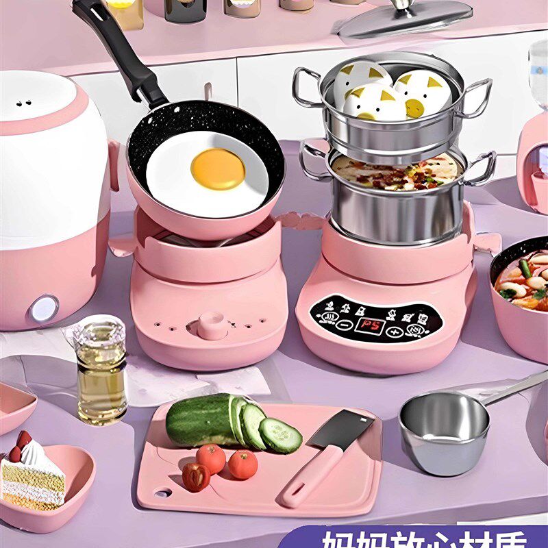 女孩礼物b迷你小厨房真煮微缩家具真实版儿童厨具模型套装爆款玩