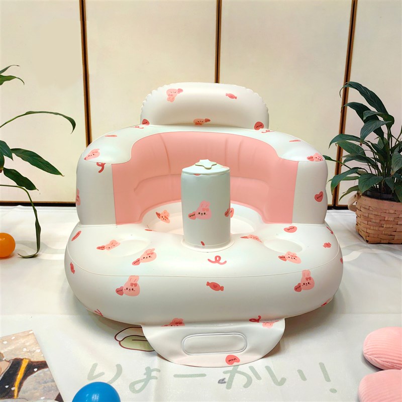 宝宝学坐椅婴儿训练坐立神器防摔座E椅不伤脊柱儿童充气沙发学坐