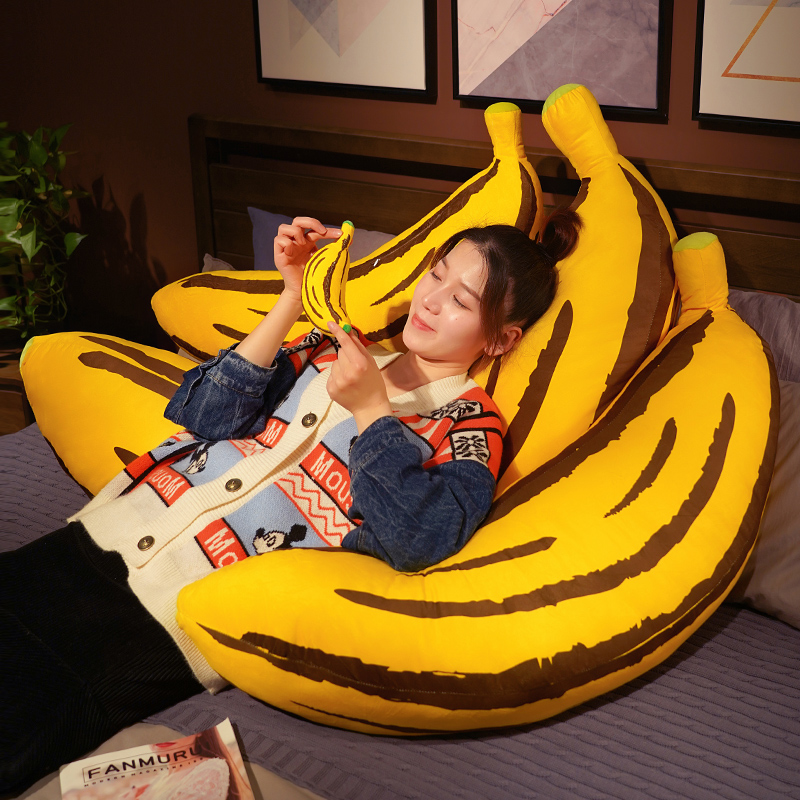 香蕉长条抱枕男生款睡觉大枕头床头靠垫女生床上侧睡夹.腿神器可