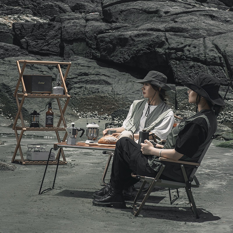 户外折叠椅超轻i便携式露营装备桌椅克米特椅靠背野营野餐沙滩椅