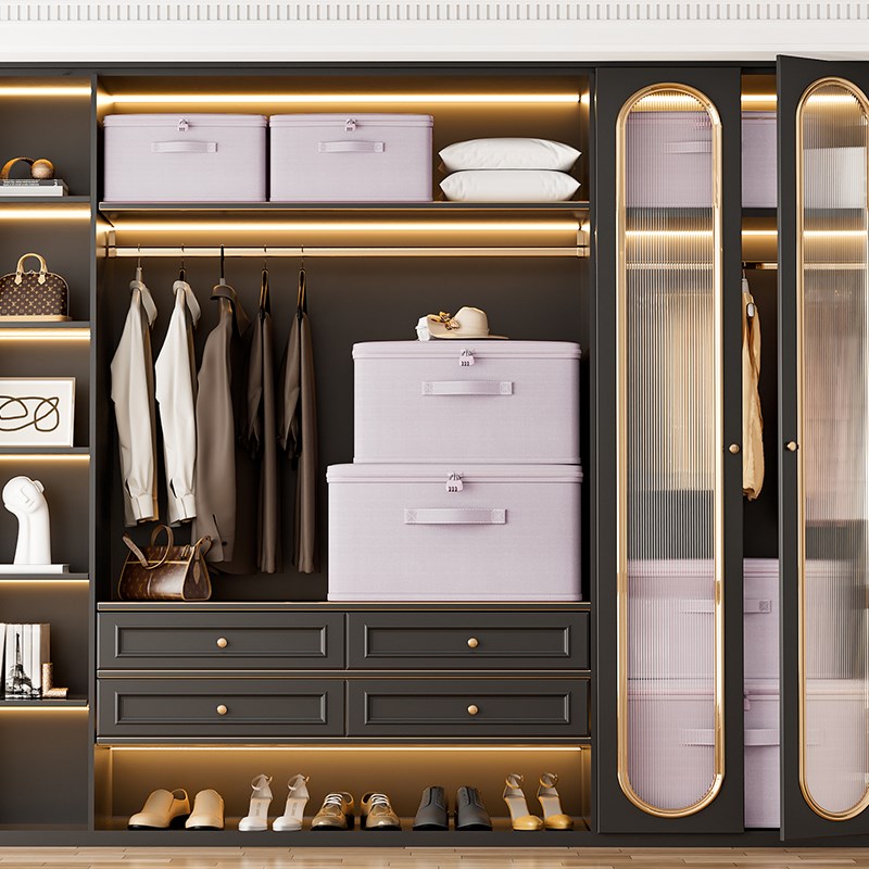 羽绒服被子收纳箱大容量家用装衣服C物袋子防水防潮衣柜分层棉被