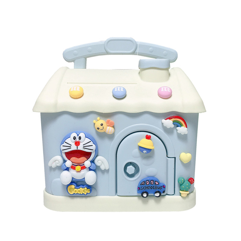 卡通大容量宝宝存钱罐儿童储蓄罐多功能塑料存R钱盒子可爱收纳盒